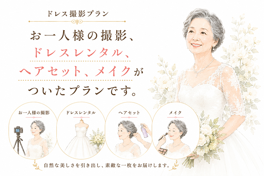 ドレス撮影プラン