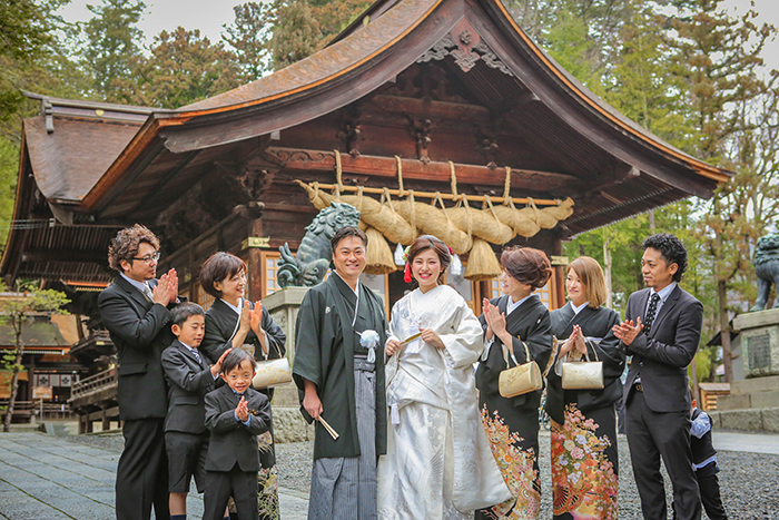 諏訪大社結婚式写真