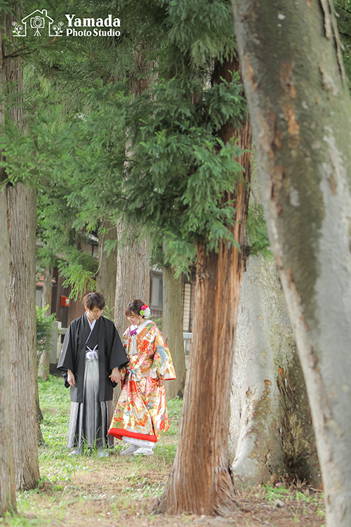 岡谷神社結婚前撮り