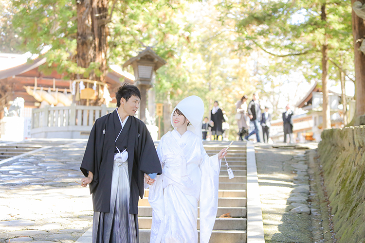 神社結婚式信州