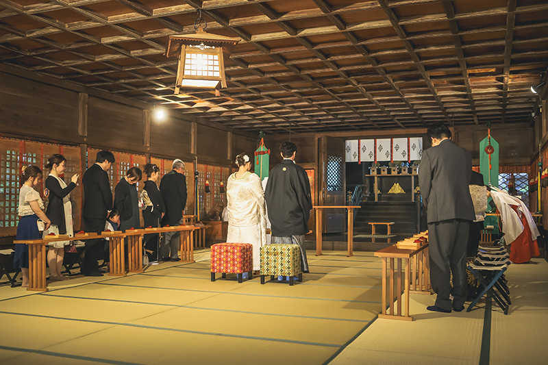 四柱神社挙式