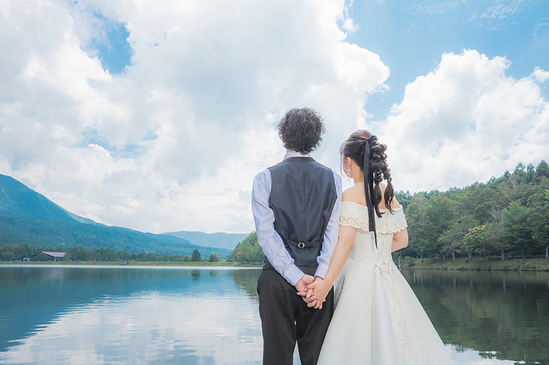 女神湖フォトウエディング