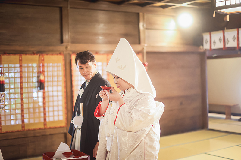 四柱神社神前結婚式