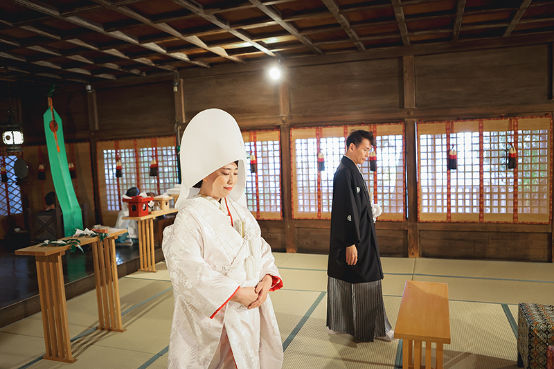 四柱神社神前結婚式