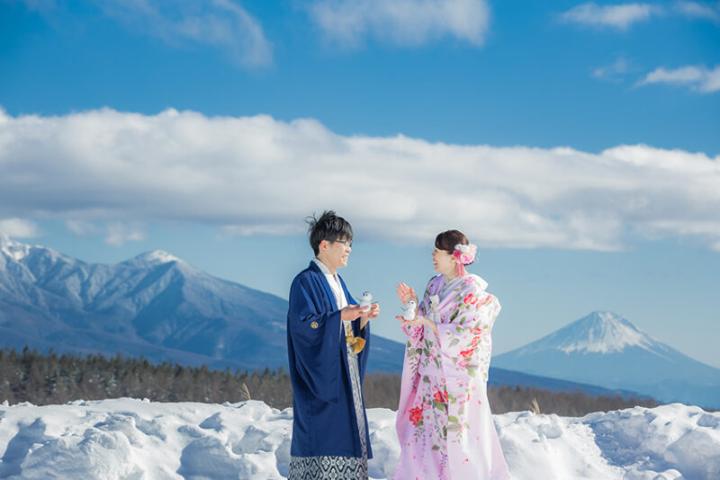 八ヶ岳雪山ウェディング