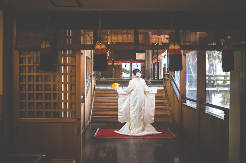 四柱神社和装神前結婚式
