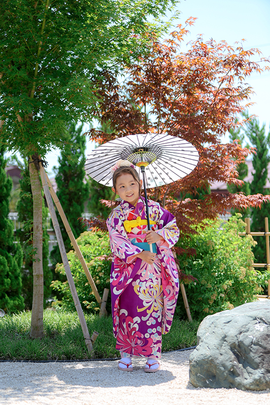 七五三着物スタジオ撮影