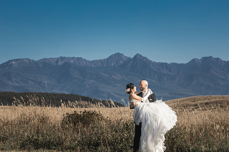 結婚式前撮りロケーション撮影