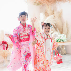 紅葉に包まれた七五三ロケーション撮影｜兄