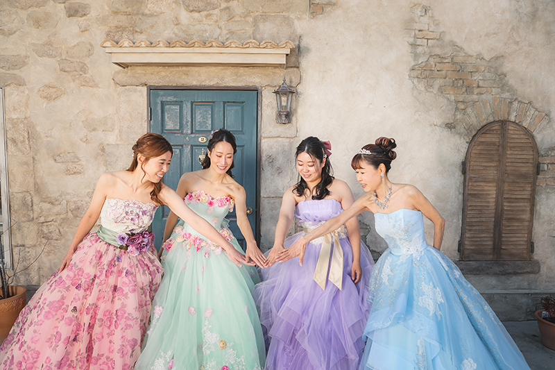 家族記念撮影ドレス