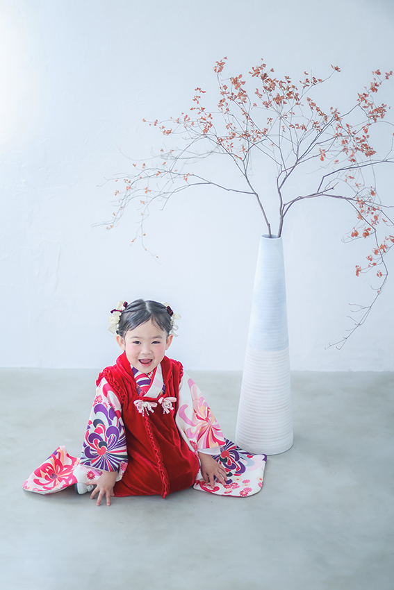 753 3歳　着物レンタル