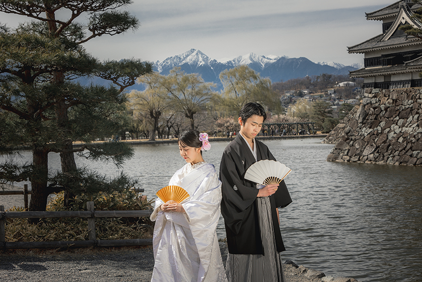 松本城　和装フォトウェディング