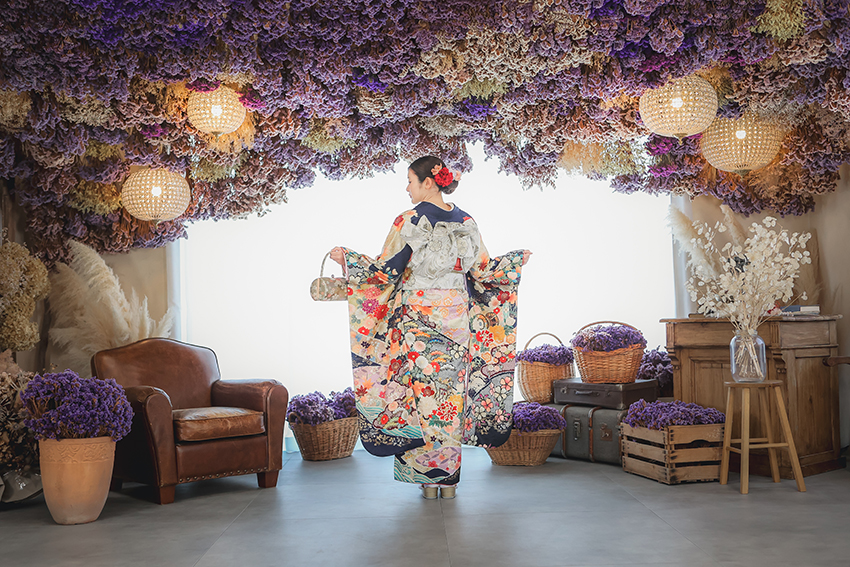 成人式前撮り　岡谷