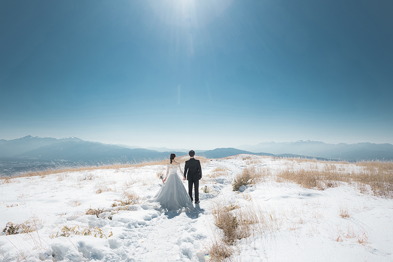 霧ヶ峰雪山フォト