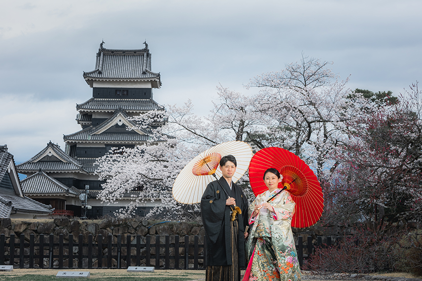 フォトウェディング　ロケーション　松本
