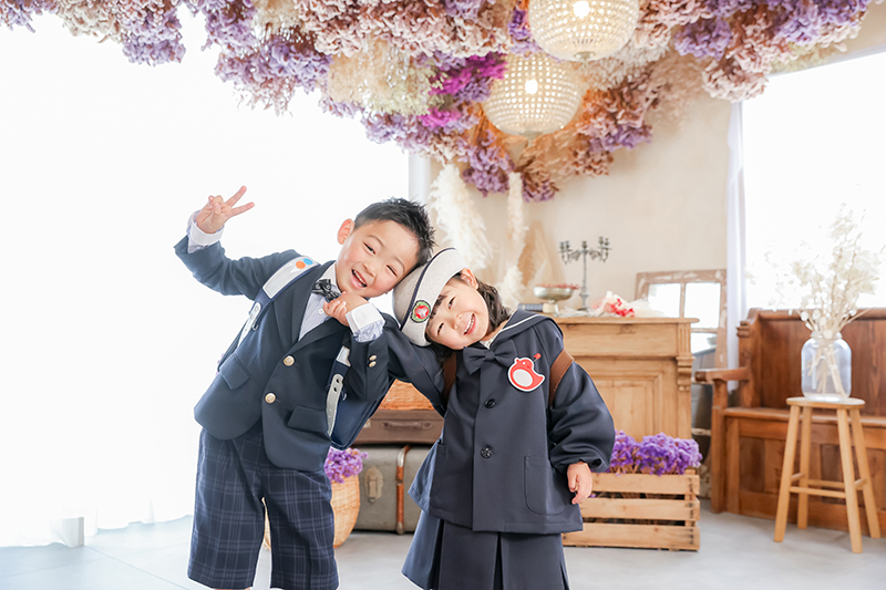 入園入学スタジオ撮影