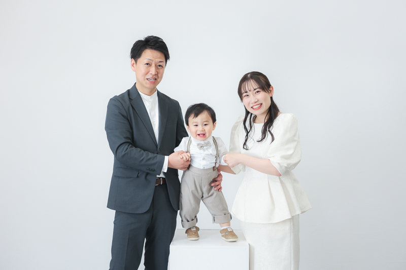 お誕生日家族写真