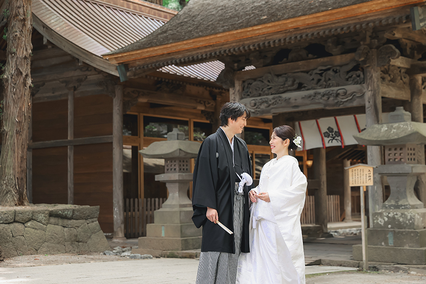 神社　フォトウェディング　諏訪
