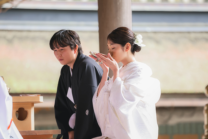 結婚式　和装　諏訪大社
