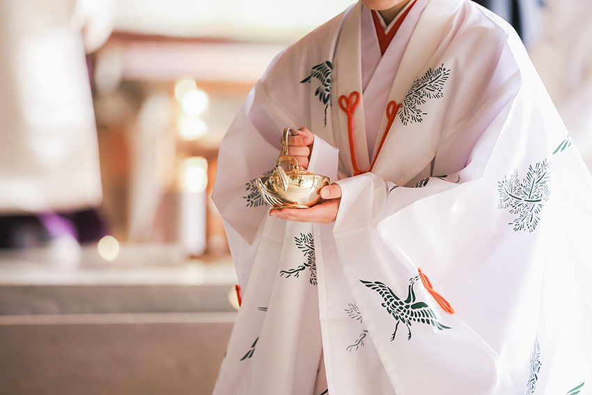 結婚式　スナップ　神社