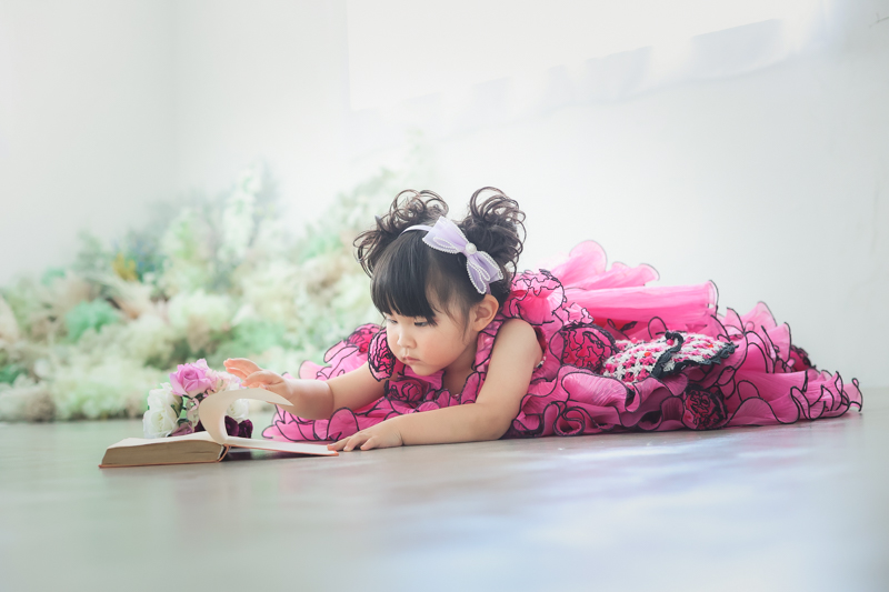 3歳七五三ドレス撮影