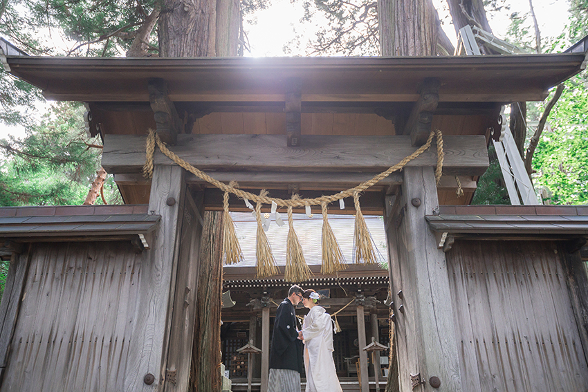 和装ブライダル 前撮り 結婚写真