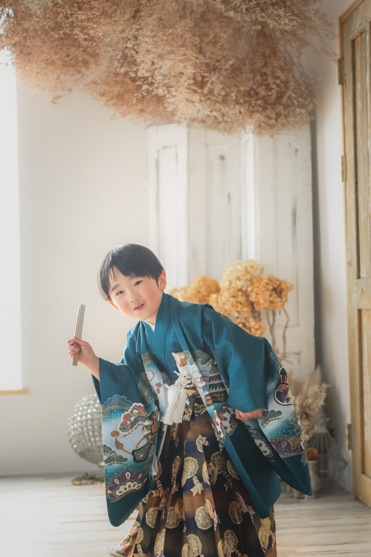 七五三5歳スタジオ撮影