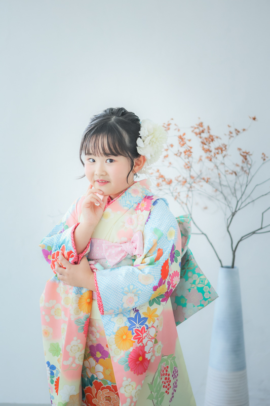 七五三7歳スタジオ撮影