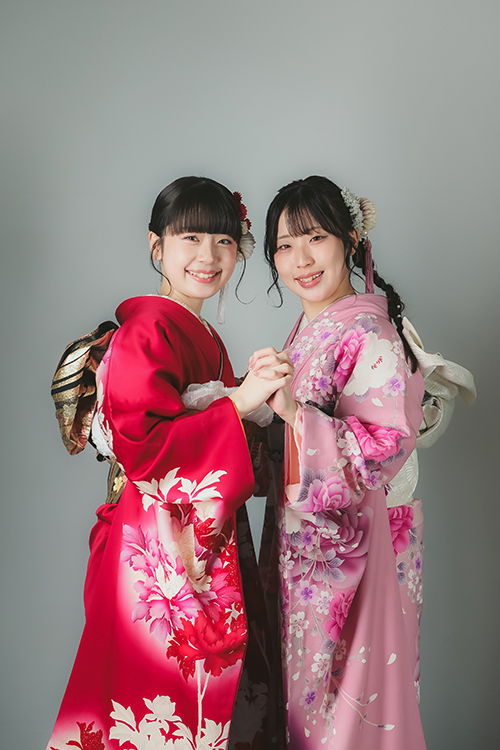 成人式前撮り双子